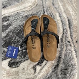 BIRKENSTOCK Gizeh Briko-Flor Patent US Size 7-7.5 EU Size 38 Regular Fit